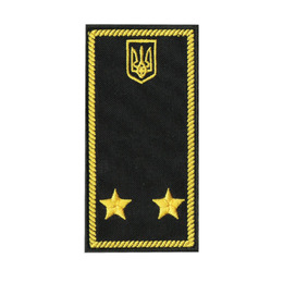 Погон митної служби інспектор III рангу чорний