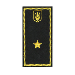 Погон митної служби інспектор IV рангу чорний