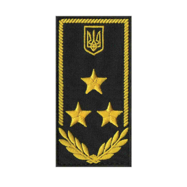 Погон митної служби радник I рангу чорний