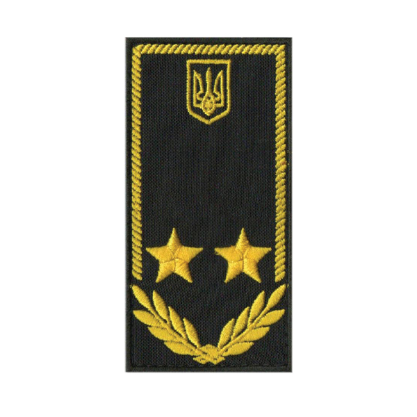 Погон митної служби радник II рангу чорний