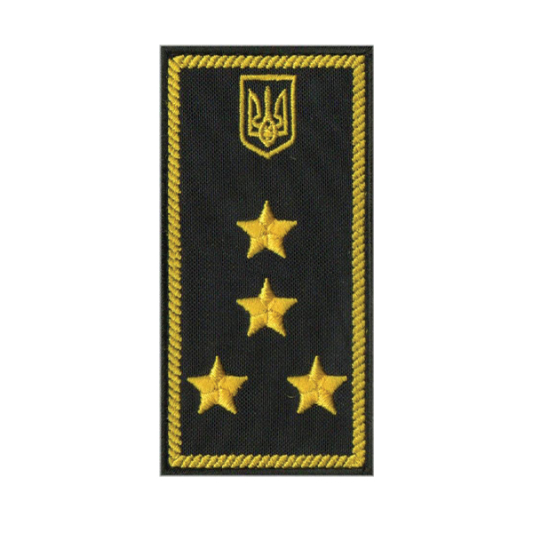 Погон митної служби інспектор I рангу чорний