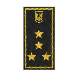 Погон митної служби інспектор I рангу чорний