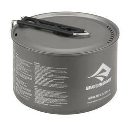 Каструля алюмінієва зі складною ручкою Alpha Pot Black, 3700 мл від Sea to Summit . Фото 3