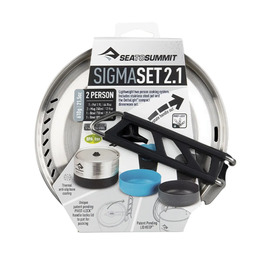 Набір посуду Sigma Cookset 2.1 від Sea To Summit, Pacific Blue/Silver