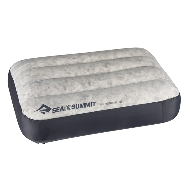 Надувна подушка с пухом Aeros Down Pillow, 12х42х28см, Grey від Sea to Summit