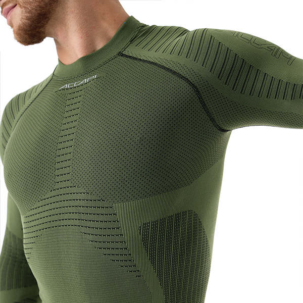 Термофутболка з довгим рукавом чоловіча Accapi XPerience, Military Black. Фото 9