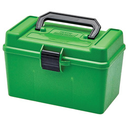 Коробка MTM H50-RS на 50 патронів кал. 222 Rem і 223 Rem. Green
