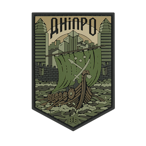 Brand Element нашивка Дніпро PVC Olive