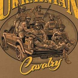M-Tac футболка Ukrainian Cavalry Coyote Brown. Фото 5