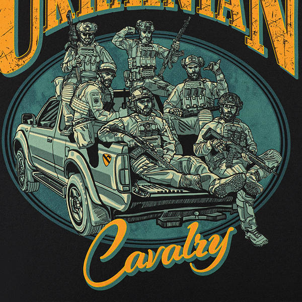 M-Tac футболка Ukrainian Cavalry Black. Фото 5