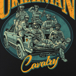 M-Tac футболка Ukrainian Cavalry Black. Фото 5