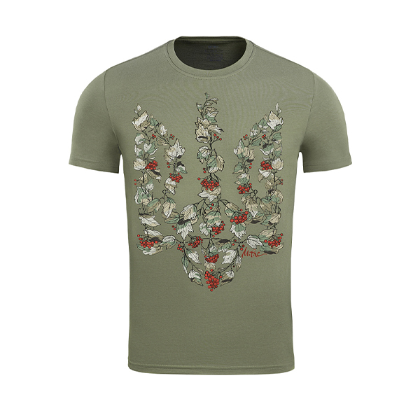 M-Tac футболка Тризуб Калина Camo Light Olive. Фото 3