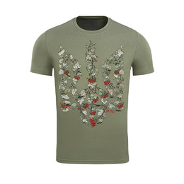 M-Tac футболка Тризуб Калина Camo Light Olive. Фото 3
