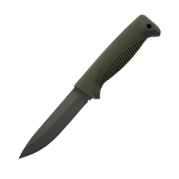 Ніж Peltonen M07, покриття Cerakote OD, хакі, композитний чохол хакі