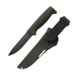Ніж Peltonen M07, покриття Cerakote OD, хакі, композитний чохол хакі. Фото 3