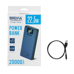 Power Bank Brevia 20000mAh 22.5W,Li-Pol,LCD. Фото 9