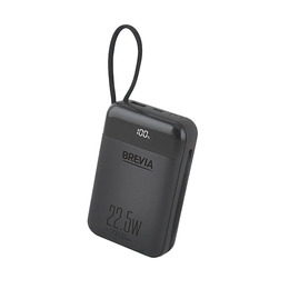 Power Bank Brevia 20000mAh 22.5W,Type-C+Lightning Cable,Li-Pol,LCD