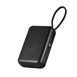 Power Bank Brevia 20000mAh 22.5W,Type-C+Lightning Cable,Li-Pol,LCD. Фото 3