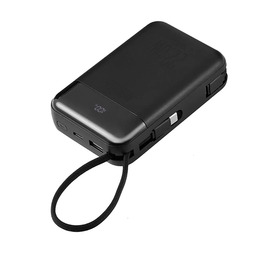Power Bank Brevia 20000mAh 22.5W,Type-C+Lightning Cable,Li-Pol,LCD. Фото 4