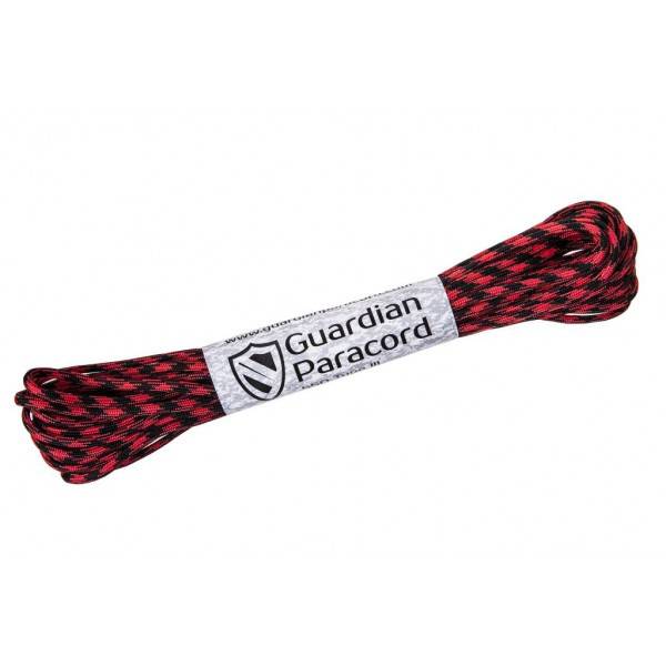 Guardian Paracord 550 Тype III Black&Red 10 м