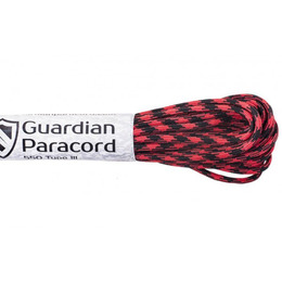 Guardian Paracord 550 Тype III Black&Red 10 м
