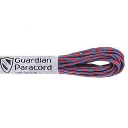 Guardian Paracord 550 Тype III Red&Ocean 10 м