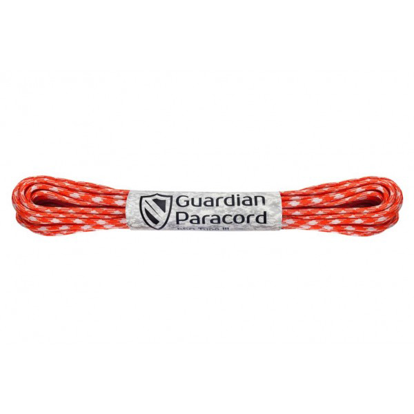 Guardian Paracord 550 Тype III Safety Orange&White 10 м