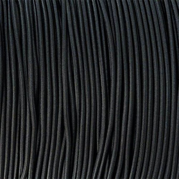 Shock cord Guardian еластичний 2мм Black 10 м