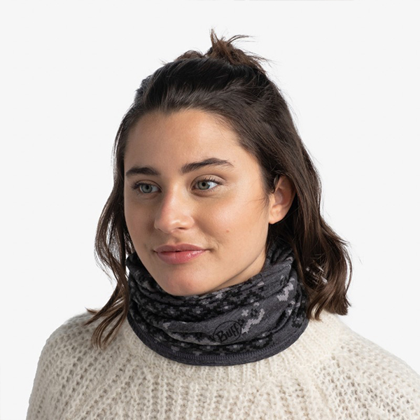 Шарф-труба Buff Merino Lightweight, Faizen Grey. Фото 7