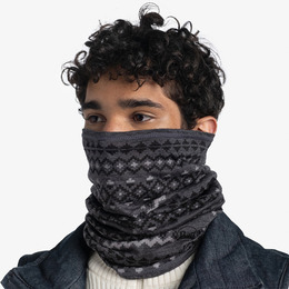 Шарф-труба Buff Merino Lightweight, Faizen Grey. Фото 3