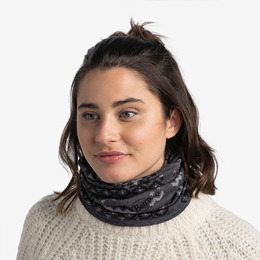 Шарф-труба Buff Merino Lightweight, Faizen Grey. Фото 7