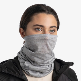 Шарф-труба Buff Lightweight Merino Wool Solid Light Grey. Фото 7