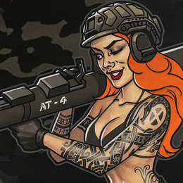 M-Tac панель для нашивок Tactical girl AT-4 900x1300 Black MC. Фото 7