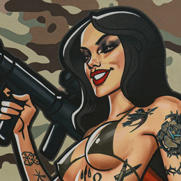 M-Tac панель для нашивок Tactical girl RPG 900x1300 MC. Фото 7