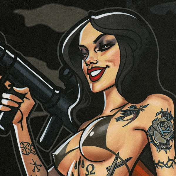 M-Tac панель для нашивок Tactical girl RPG 900x1300 Black MC. Фото 6