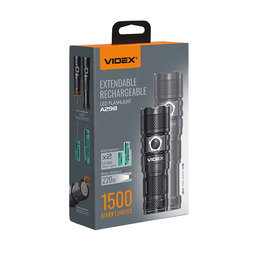Портативний світлодіодний ліхтарик VIDEX VLF-A298 1500Lm 5000K