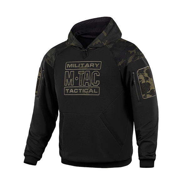 M-Tac кофта Hoodie Combat Black Multicam