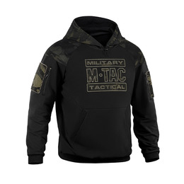 M-Tac кофта Hoodie Combat Black Multicam. Фото 3