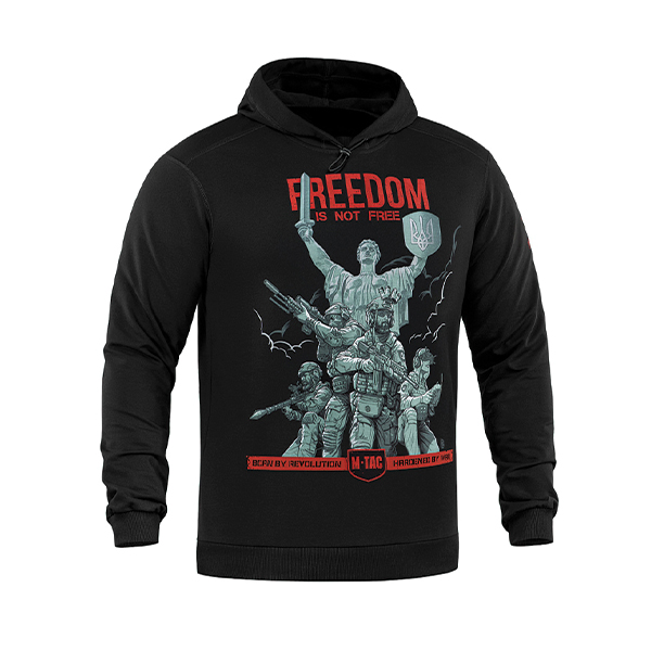 M-Tac кофта Hoodie Freedom Black. Фото 3