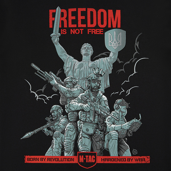 M-Tac кофта Hoodie Freedom Black. Фото 5