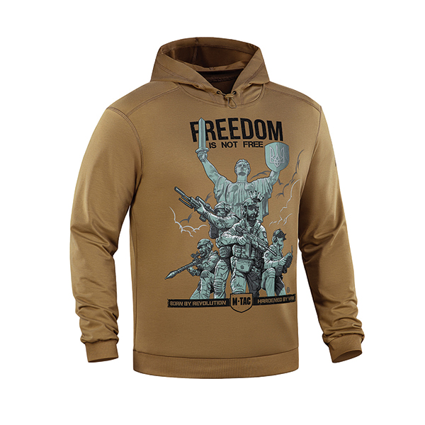 M-Tac кофта Hoodie Freedom Coyote Brown. Фото 3