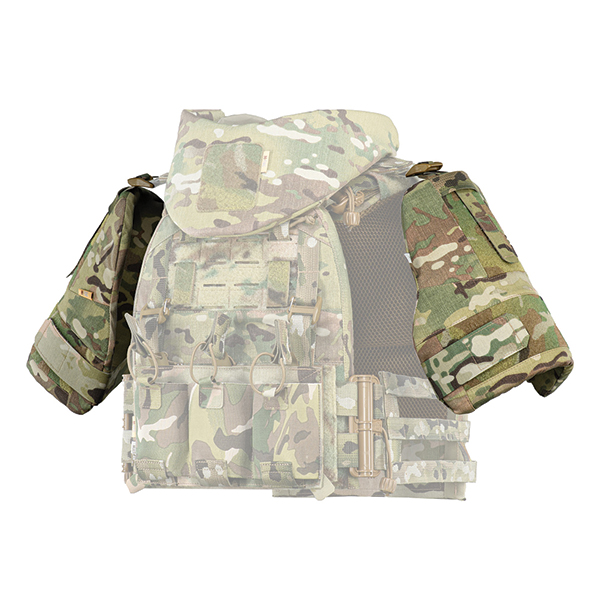 M-Tac плечовий захист з балістичними пакетами 2 клас для Cuirass Multicam. Фото 7
