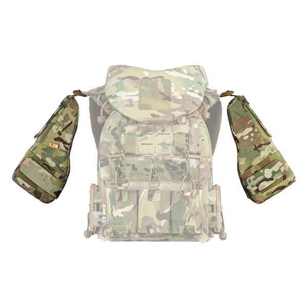 M-Tac плечовий захист з балістичними пакетами 2 клас для Cuirass Multicam. Фото 8