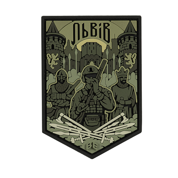 Brand Element нашивка Львів PVC Olive