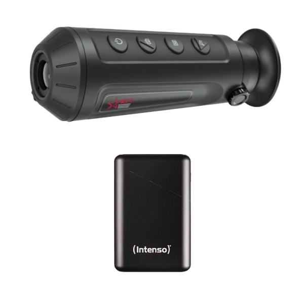 Тепловізійний монокуляр та повербанк AGM Taipan TM15-256 + INTENSO Powerbank 2 000 мА•г