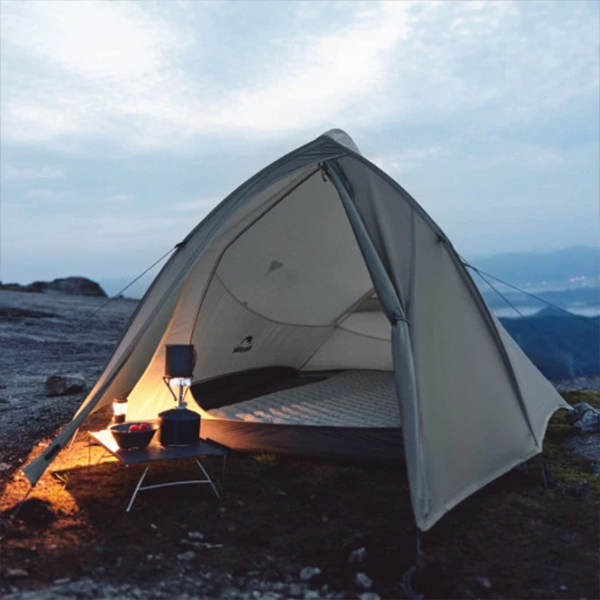 Намет надлегкий двомісний Naturehike Cloud Up Pro CNK2350WS020, 20D, пісочний. Фото 8