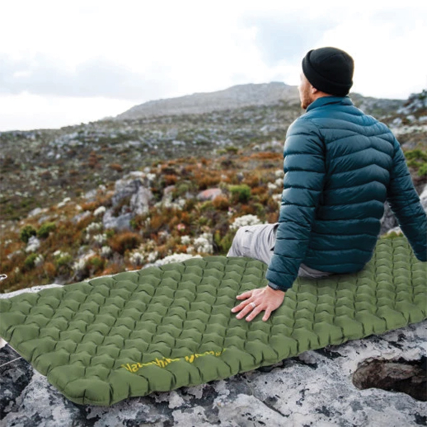 Матрац надувний надлегкий Naturehike CNK2450WS014, із мішком для надування, прямокутний зелений 186 см. Фото 5