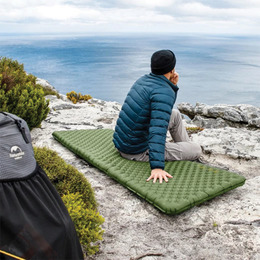 Матрац надувний надлегкий Naturehike CNK2450WS014, із мішком для надування, прямокутний зелений 186 см. Фото 4