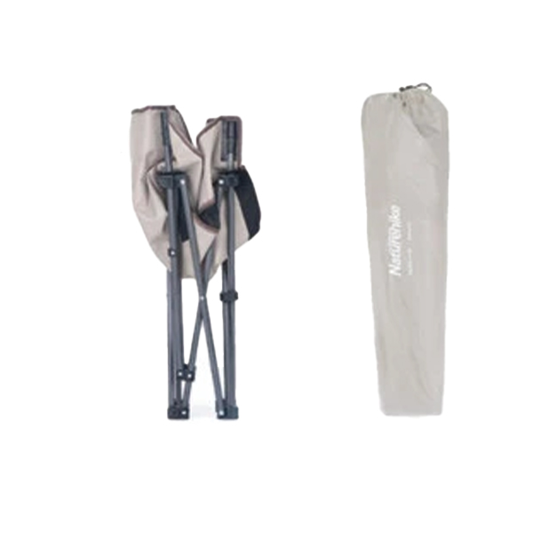 Крісло складане Naturehike NH20JJ022 600D Oxford Cotton / сталь, бежевий. Фото 2