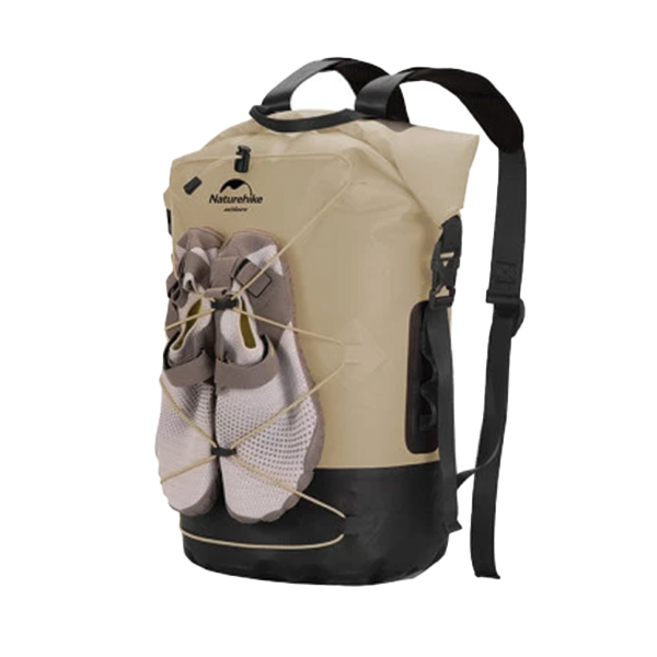 Рюкзак водонепроникний Naturehike NH21FSB04, 40л, бежевий